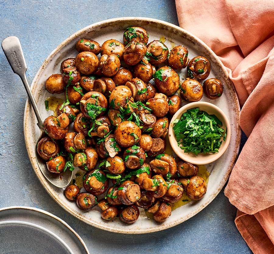 Knoflook Champignons